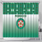 Morocco Football Shower Curtain 1994 Retro Green Version - African Pride