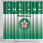 Morocco Football Shower Curtain 1994 Retro Green Version - African Pride