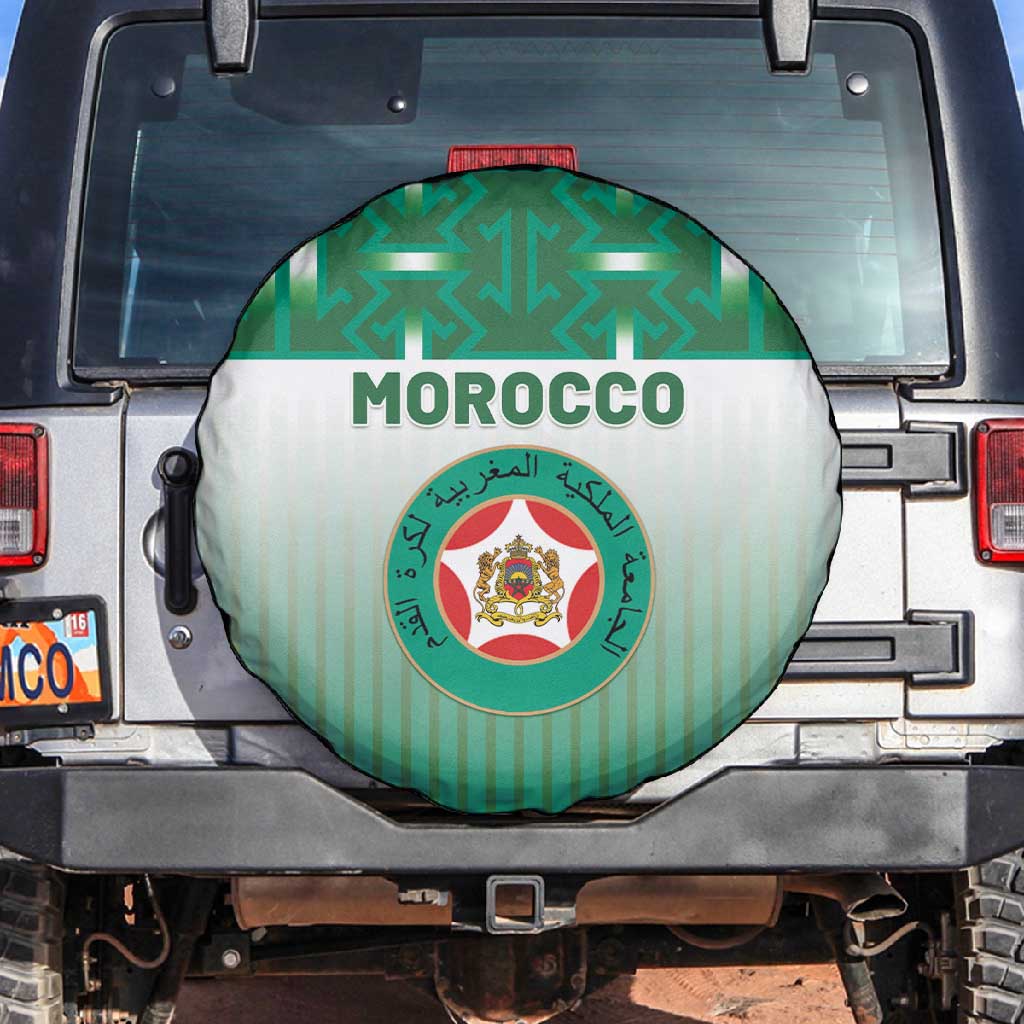 Morocco Football Spare Tire Cover 1994 Retro Green Version - African Pride