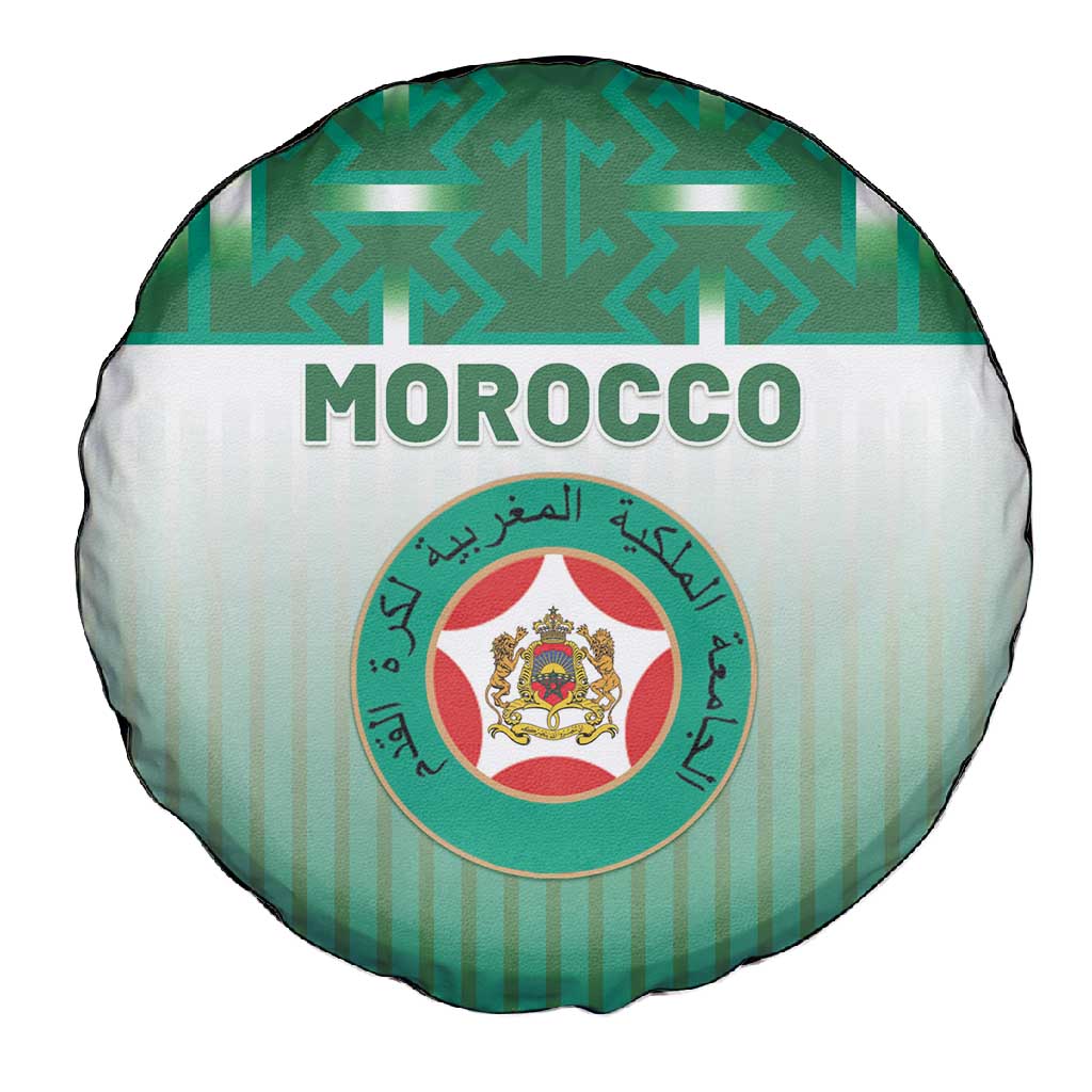 Morocco Football Spare Tire Cover 1994 Retro Green Version - African Pride