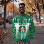 Custom Morocco Football Sweatshirt 1994 Retro Green Version - African Pride