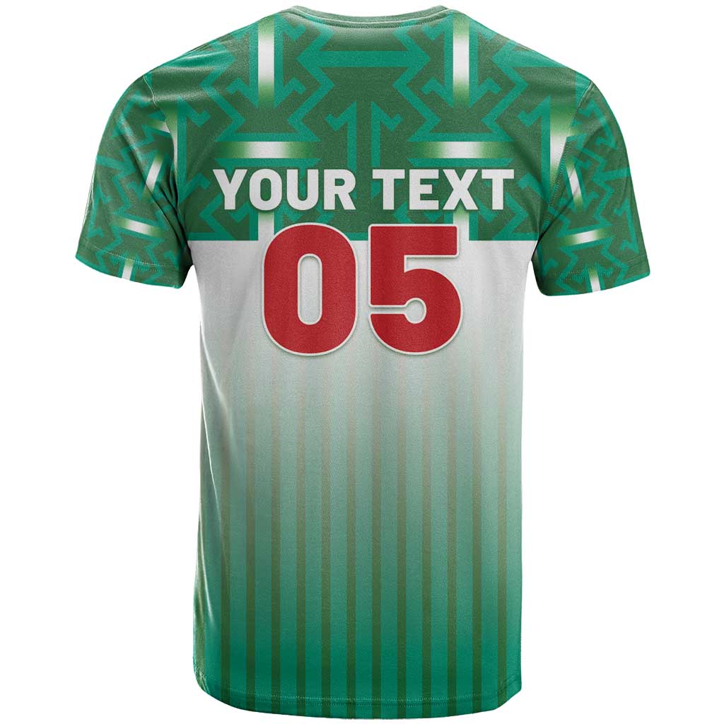 Custom Morocco Football T shirt 1994 Retro Green Version - African Pride