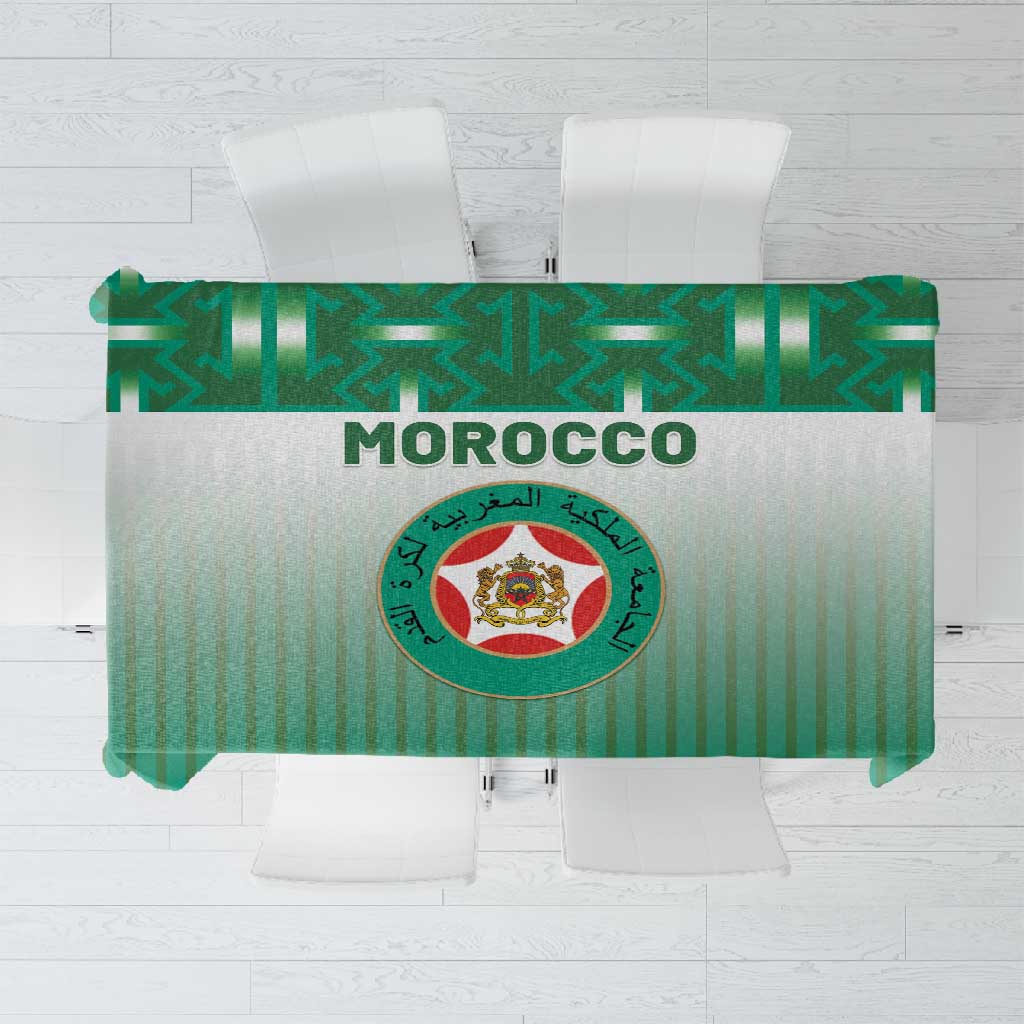 Morocco Football Tablecloth 1994 Retro Green Version - African Pride