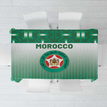 Morocco Football Tablecloth 1994 Retro Green Version - African Pride