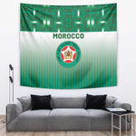 Morocco Football Tapestry 1994 Retro Green Version - African Pride