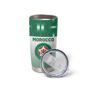Custom Morocco Football Tumbler Cup 1994 Retro Green Version - African Pride