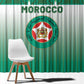 Morocco Football Window Curtain 1994 Retro Green Version - African Pride