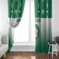 Morocco Football Window Curtain 1994 Retro Green Version - African Pride