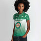 Custom Morocco Football Women Polo Shirt 1994 Retro Green Version - African Pride