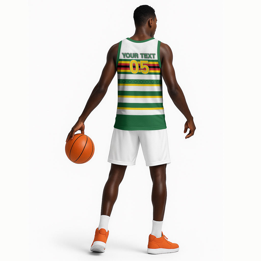 Zimbabwe Rugby Custom Basketball Jersey Sables National Pride