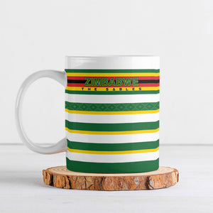Zimbabwe Rugby Custom Ceramic Mug Sables National Pride