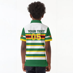 Zimbabwe Rugby Custom Kid Polo Shirt Sables National Pride