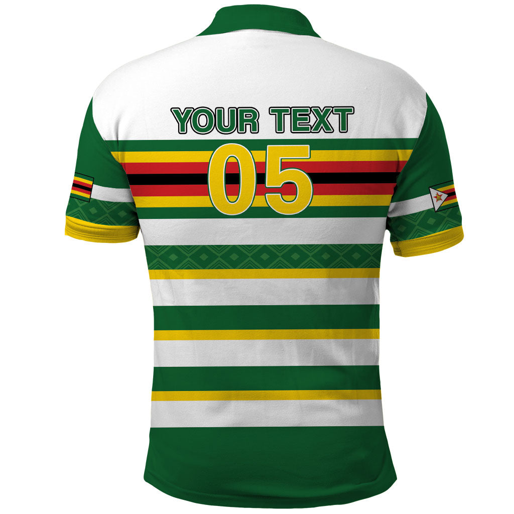 Zimbabwe Rugby Custom Polo Shirt Sables National Pride