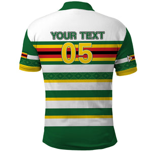 Zimbabwe Rugby Custom Polo Shirt Sables National Pride