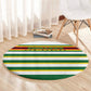 Zimbabwe Rugby Round Carpet Sables National Pride