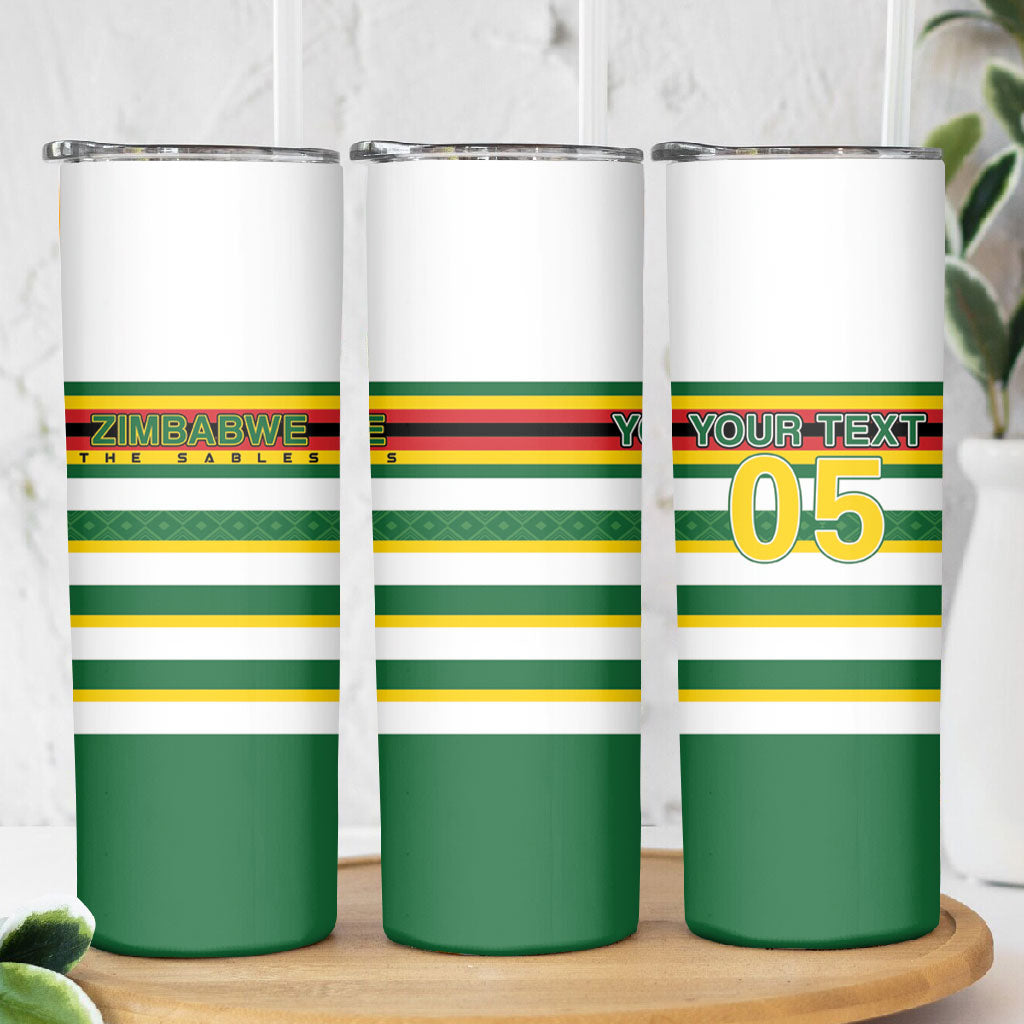 Zimbabwe Rugby Custom Skinny Tumbler Sables National Pride
