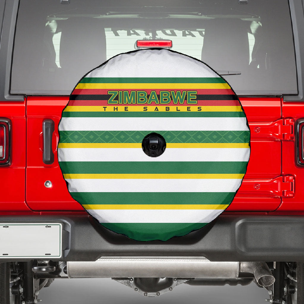 Zimbabwe Rugby Spare Tire Cover Sables National Pride