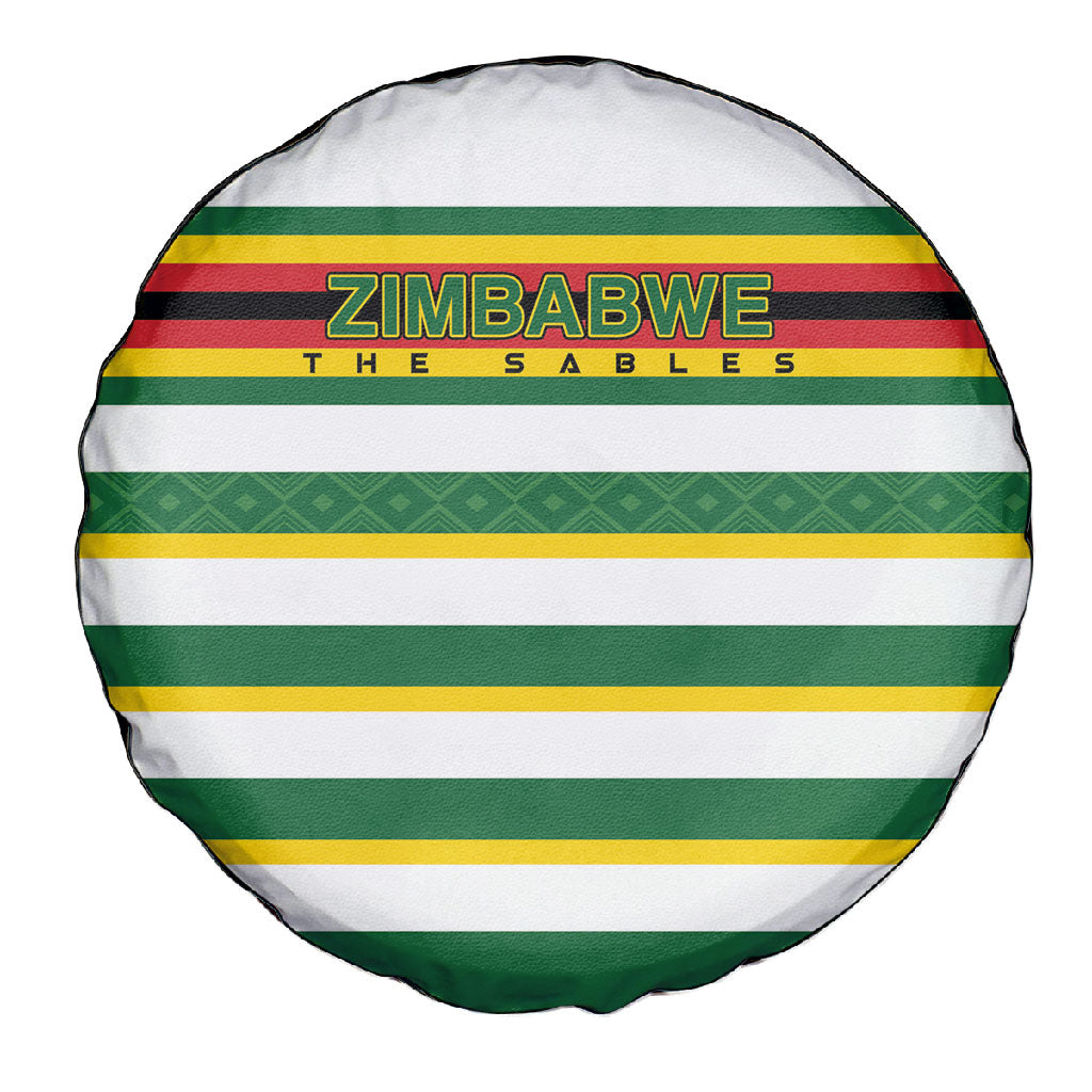 Zimbabwe Rugby Spare Tire Cover Sables National Pride
