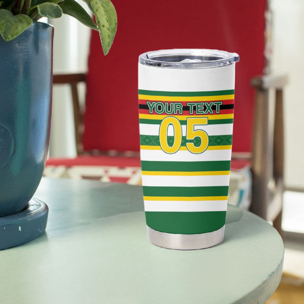 Zimbabwe Rugby Custom Tumbler Cup Sables National Pride