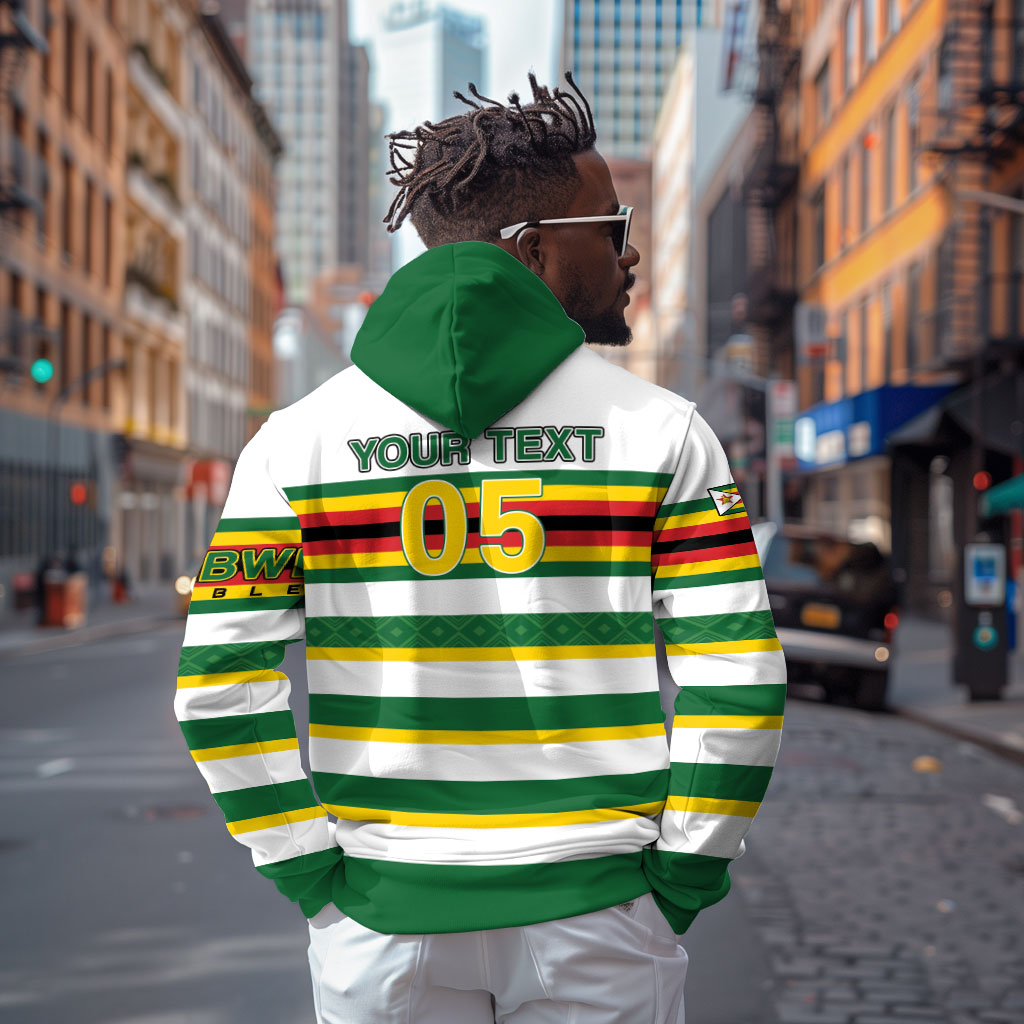 Zimbabwe Rugby Custom Zip Hoodie Sables National Pride