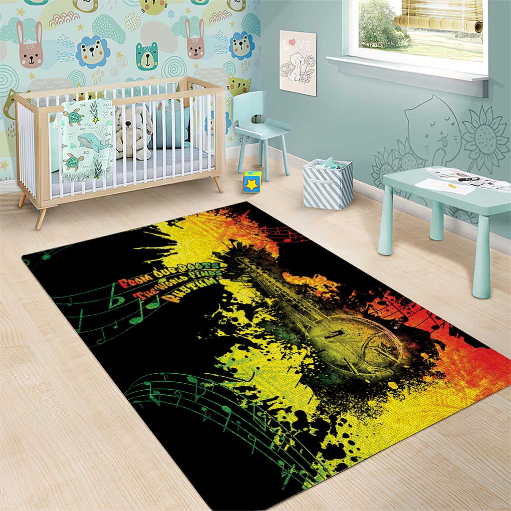 Afro Music Pride Area Rug From Our Roots The World Finds Rhythm - African Pride