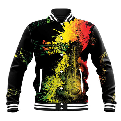 Afro Music Pride Baseball Jacket From Our Roots The World Finds Rhythm - African Pride