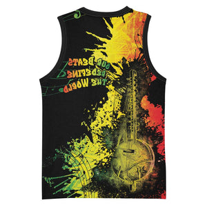 Afro Music Pride Basketball Jersey From Our Roots The World Finds Rhythm - African Pride
