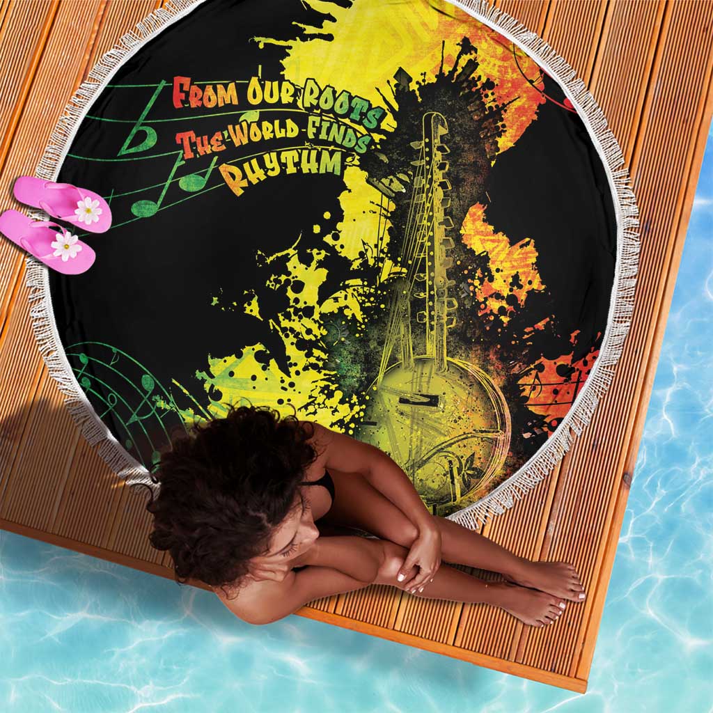 Afro Music Pride Beach Blanket From Our Roots The World Finds Rhythm - African Pride