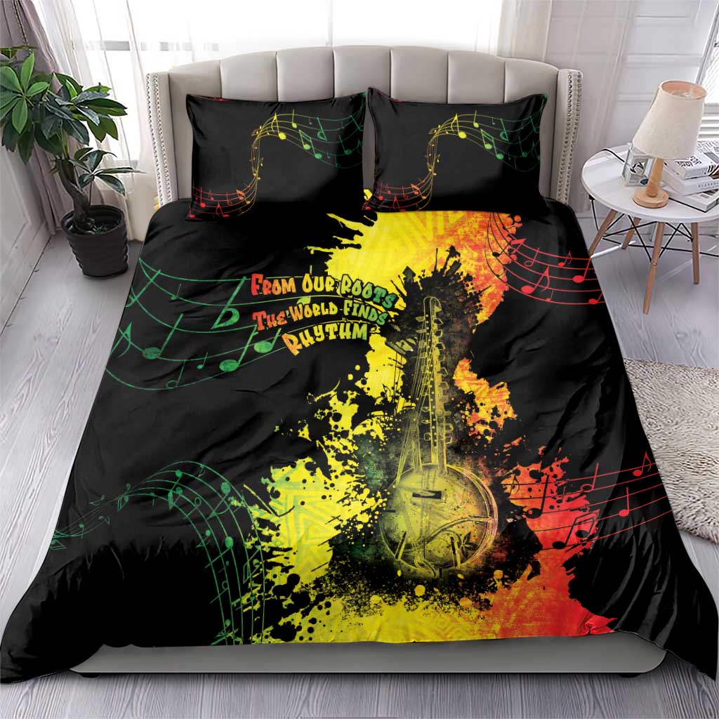 Afro Music Pride Bedding Set From Our Roots The World Finds Rhythm - African Pride