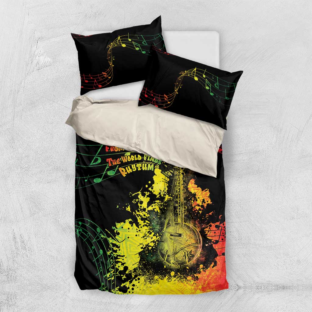 Afro Music Pride Bedding Set From Our Roots The World Finds Rhythm - African Pride