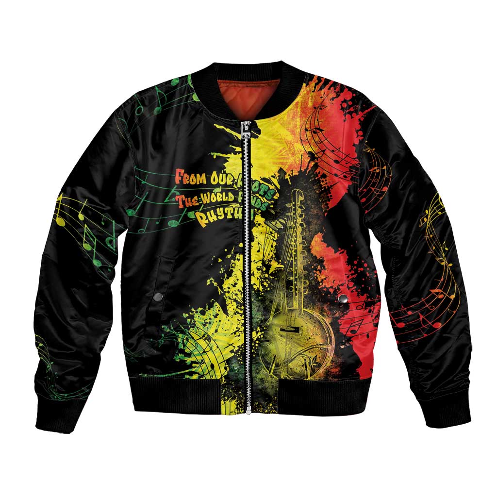 Afro Music Pride Bomber Jacket From Our Roots The World Finds Rhythm - African Pride