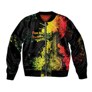 Afro Music Pride Bomber Jacket From Our Roots The World Finds Rhythm - African Pride