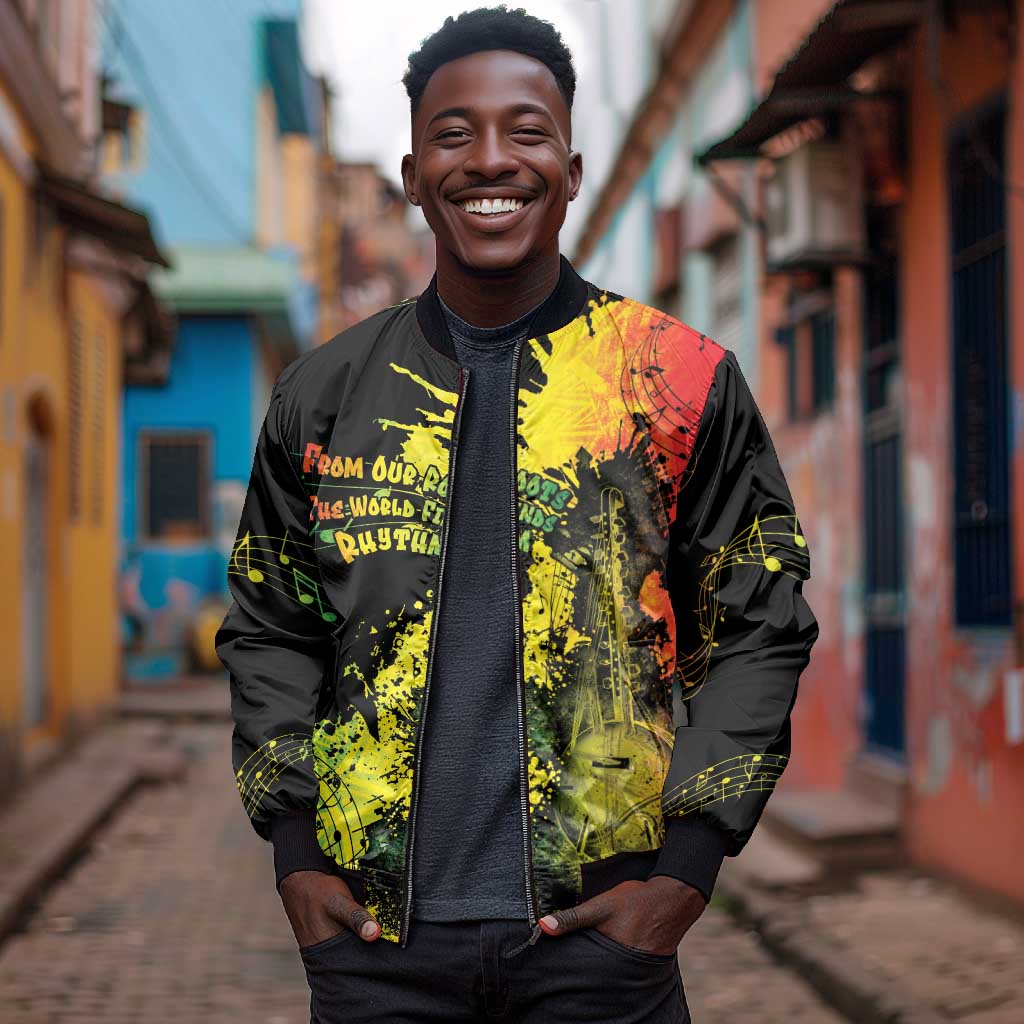 Afro Music Pride Bomber Jacket From Our Roots The World Finds Rhythm - African Pride