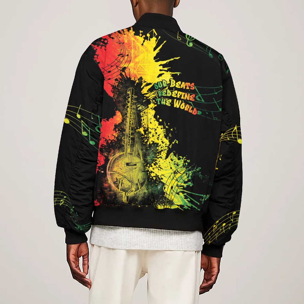 Afro Music Pride Bomber Jacket From Our Roots The World Finds Rhythm - African Pride