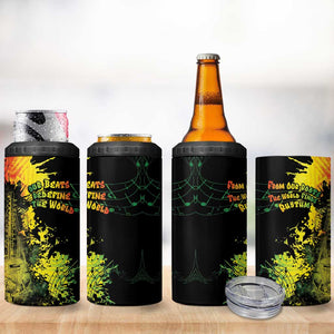 Afro Music Pride 4 in 1 Can Cooler Tumbler From Our Roots The World Finds Rhythm - African Pride