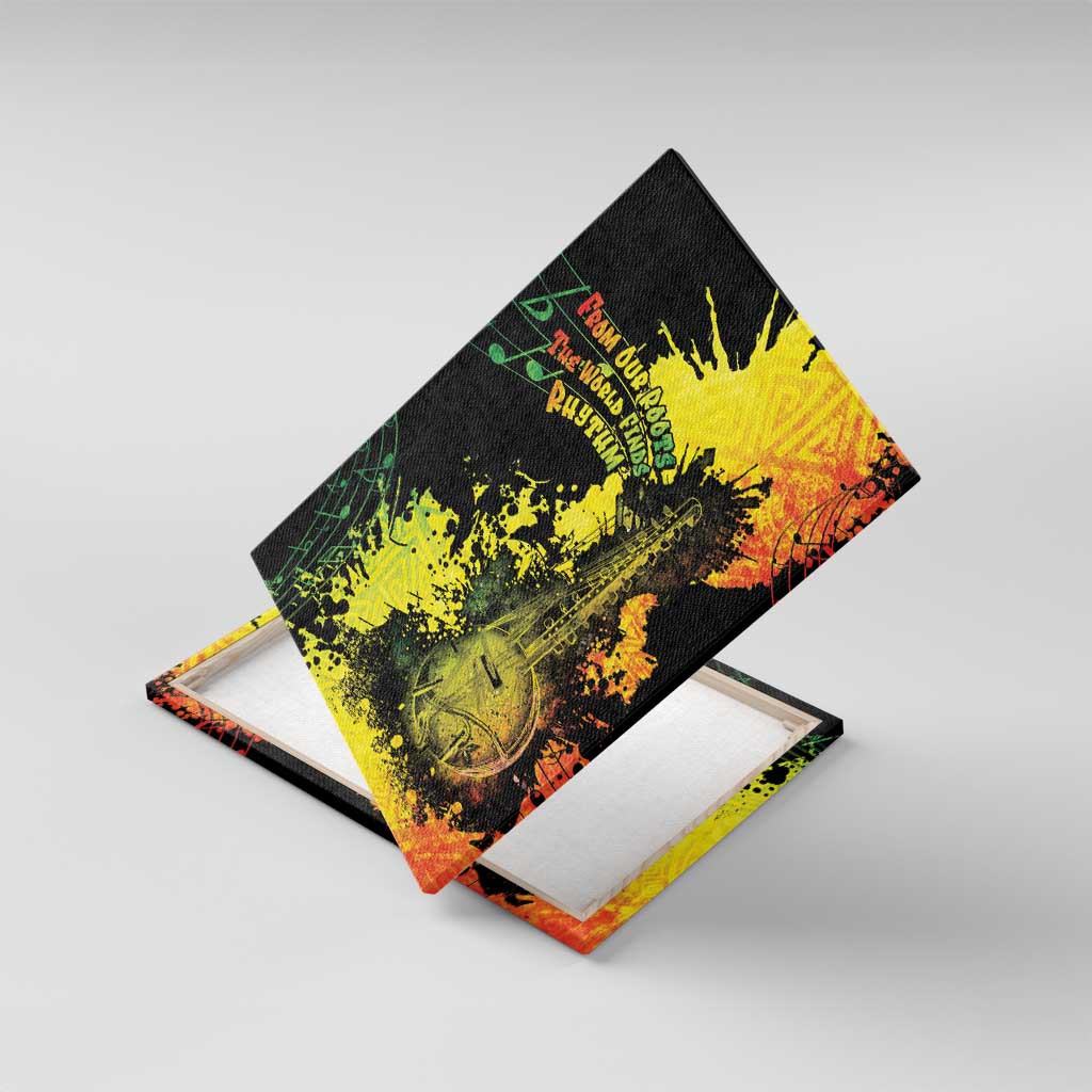 Afro Music Pride Canvas Wall Art From Our Roots The World Finds Rhythm - African Pride