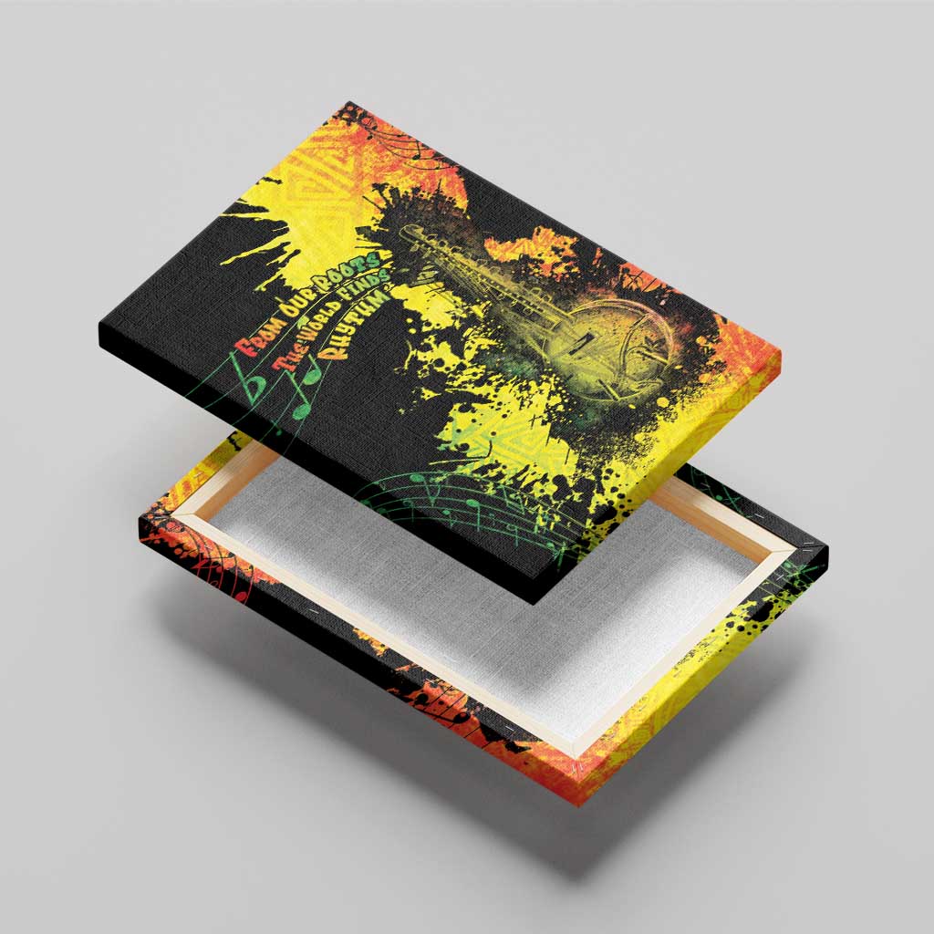 Afro Music Pride Canvas Wall Art From Our Roots The World Finds Rhythm - African Pride