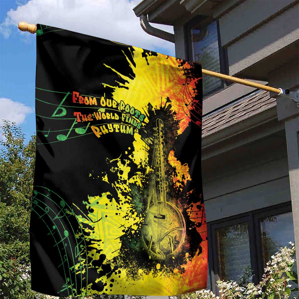 Afro Music Pride Garden Flag From Our Roots The World Finds Rhythm - African Pride