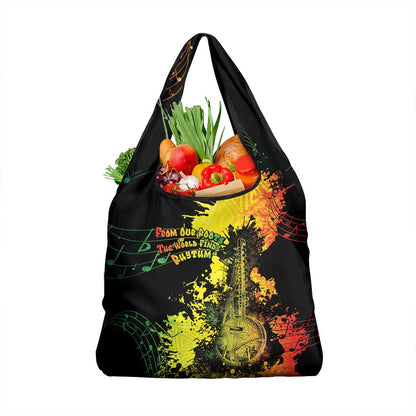 Afro Music Pride Grocery Bag From Our Roots The World Finds Rhythm - African Pride