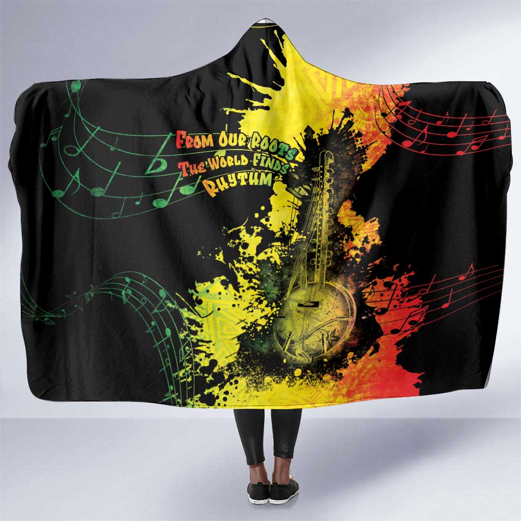 Afro Music Pride Hooded Blanket From Our Roots The World Finds Rhythm - African Pride
