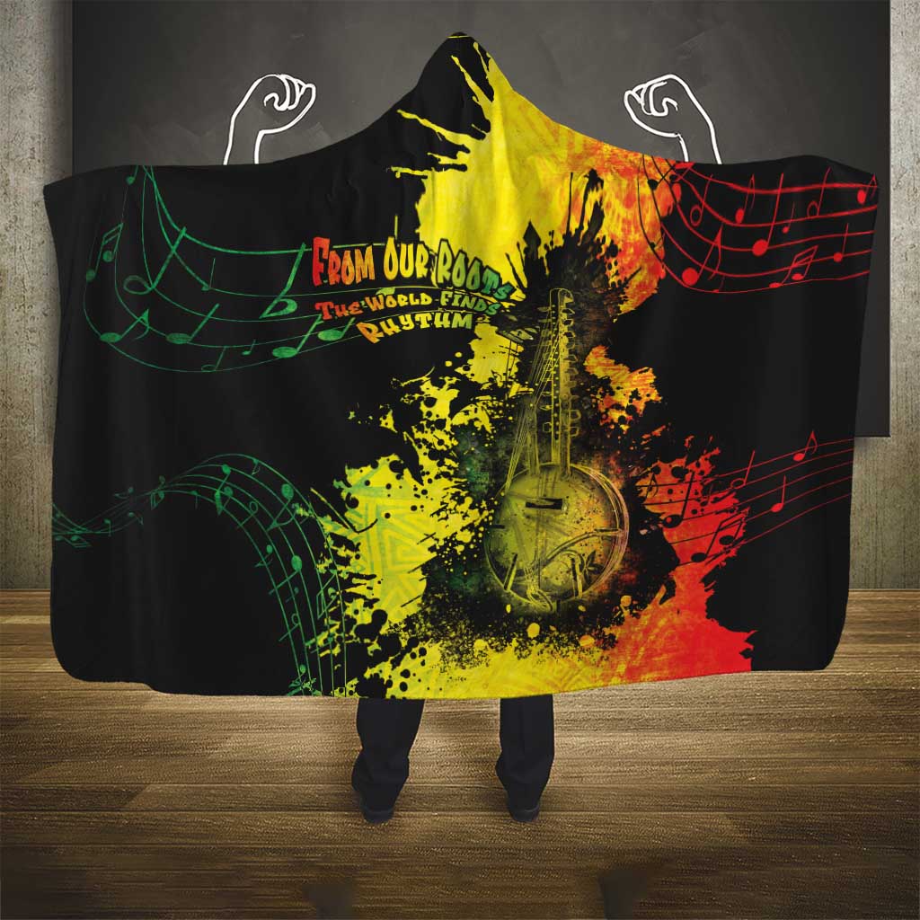 Afro Music Pride Hooded Blanket From Our Roots The World Finds Rhythm - African Pride