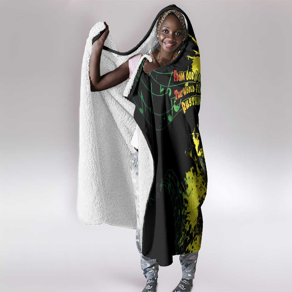 Afro Music Pride Hooded Blanket From Our Roots The World Finds Rhythm - African Pride