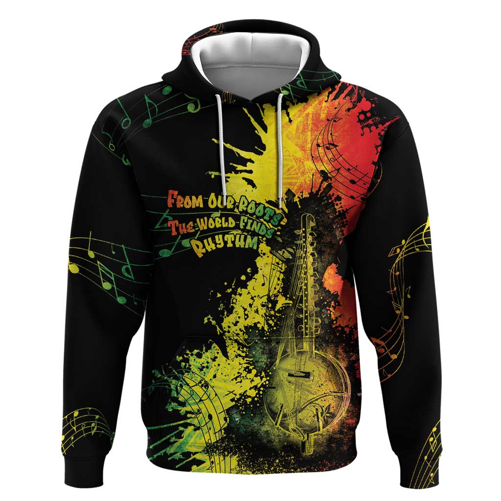 Afro Music Pride Hoodie From Our Roots The World Finds Rhythm - African Pride