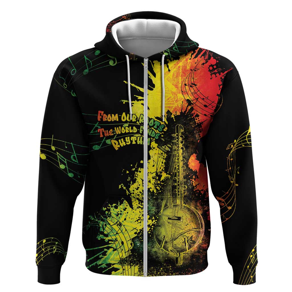 Afro Music Pride Hoodie From Our Roots The World Finds Rhythm - African Pride