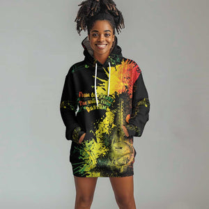 Afro Music Pride Hoodie Dress From Our Roots The World Finds Rhythm - African Pride