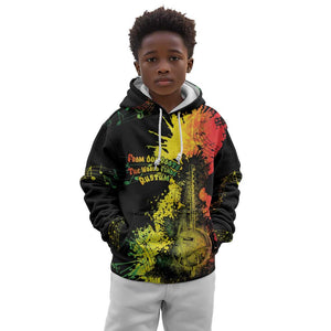 Afro Music Pride Kid Hoodie From Our Roots The World Finds Rhythm - African Pride