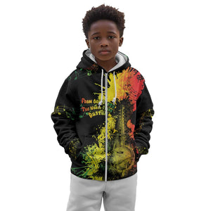 Afro Music Pride Kid Hoodie From Our Roots The World Finds Rhythm - African Pride