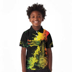 Afro Music Pride Kid Polo Shirt From Our Roots The World Finds Rhythm - African Pride