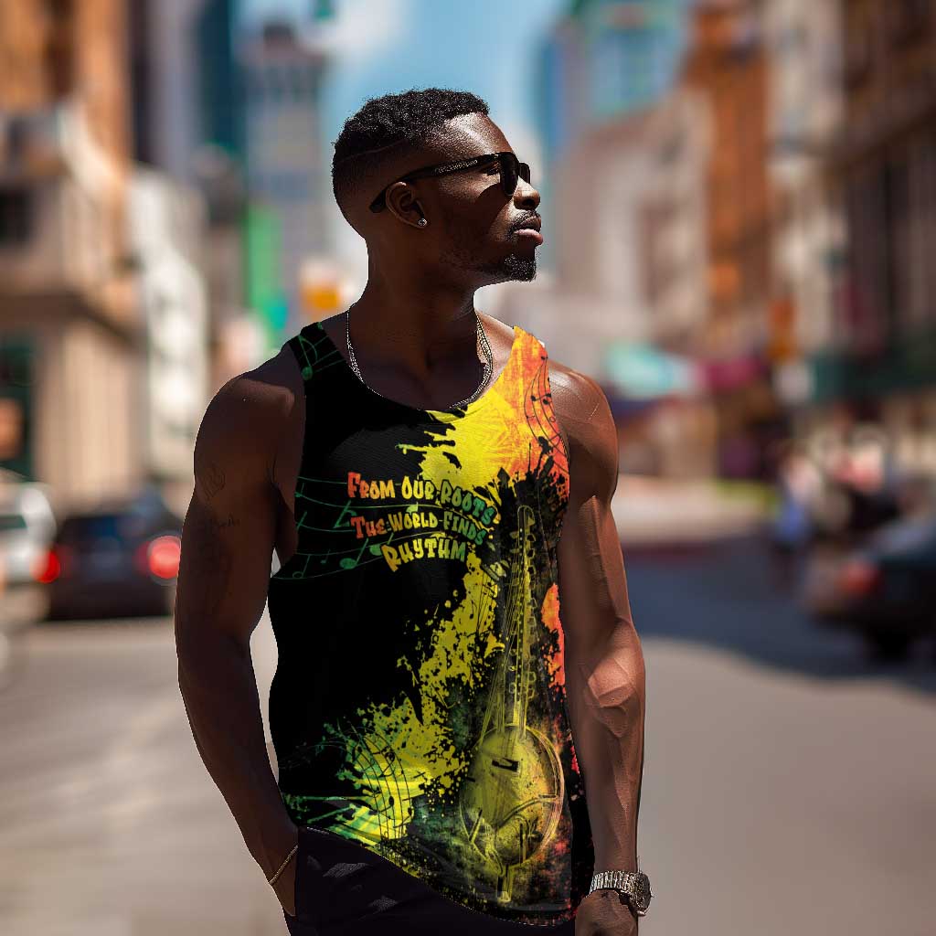 Afro Music Pride Men Tank Top From Our Roots The World Finds Rhythm - African Pride