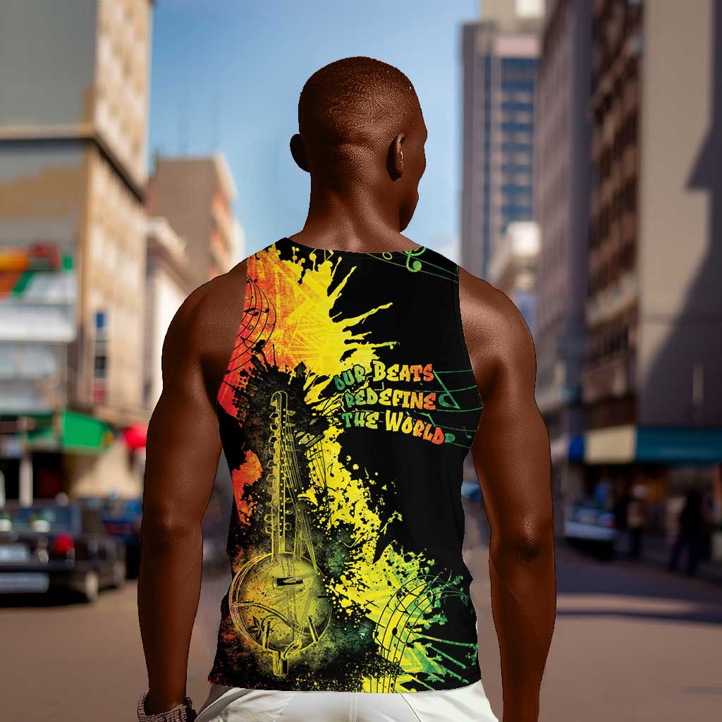 Afro Music Pride Men Tank Top From Our Roots The World Finds Rhythm - African Pride